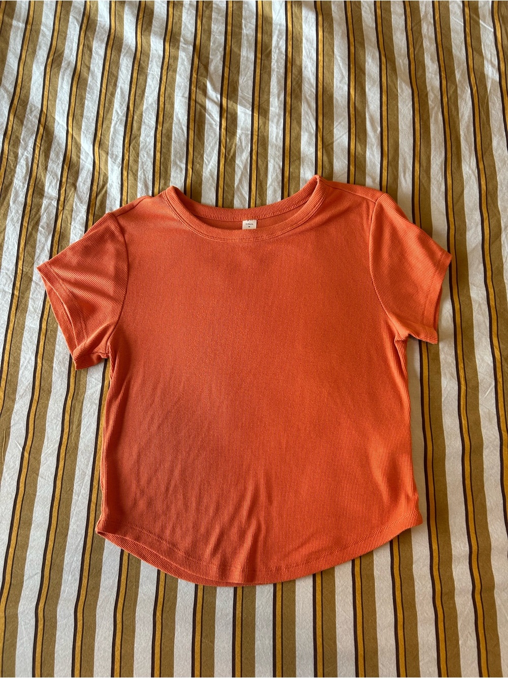 Old Navy Short Sleeve Crop Tee - Orange